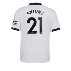 Herren Fußballbekleidung Manchester United Antony #21 Auswärtstrikot 2022-23 Kurzarm